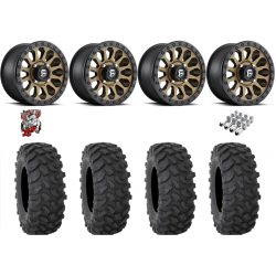 System 3 XTR370 37x10-15 Tires on Fuel Vector Matte Bronze Wheels