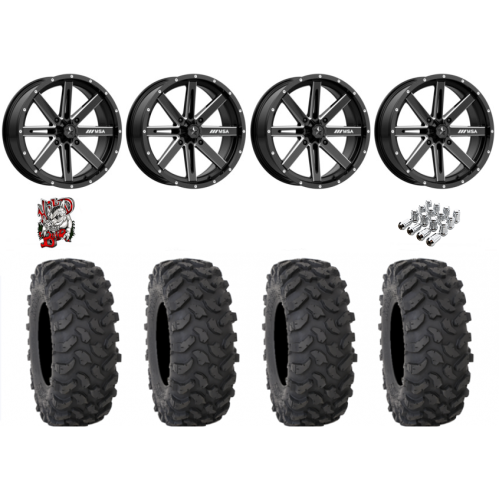 System 3 XTR370 28x10-14 Tires on MSA M41 Boxer Wheels