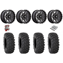 System 3 XTR370 37x10-15 Tires on MSA M45 Portal Milled Wheels