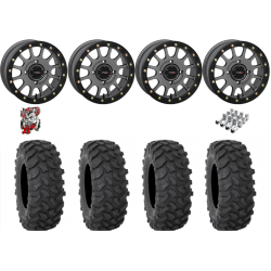 System 3 XTR370 37x10-15 Tires on SB-5 Gunmetal Beadlock Wheels