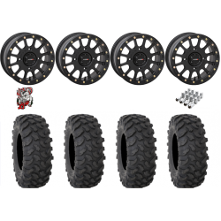 System 3 XTR370 37x10-15 Tires on SB-5 Matte Black Beadlock Wheels