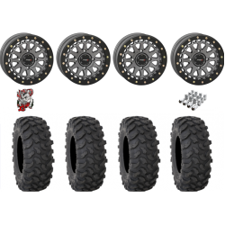 System 3 XTR370 37x10-15 Tires on SB-6 Gunmetal Beadlock Wheels