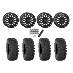 System 3 XTR370 32x10-15 Tires on SB-6 Matte Black Beadlock Wheels