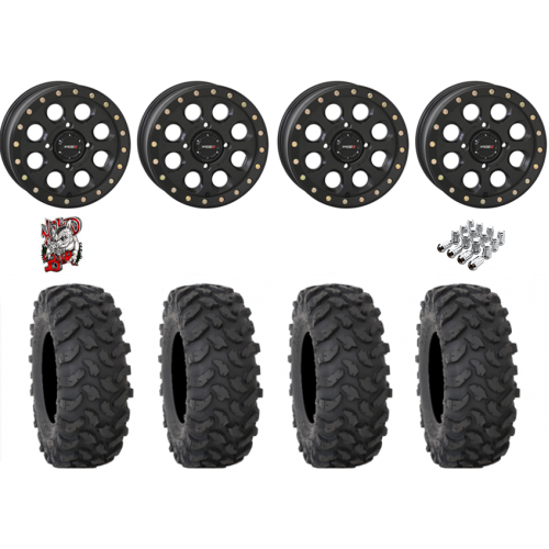 System 3 XTR370 35x10-15 Tires on SB-7 Matte Black Beadlock Wheels