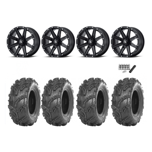 Maxxis Zilla 28x9-14 Tires on MSA M33 Clutch Wheels