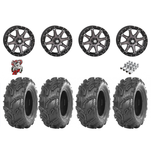 Maxxis Zilla 27x10-14 Tires on STI HD10 Smoke Wheels