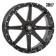 BKT AT 171 33-9-20 Tires on STI HD10 Gloss Black Wheels