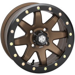 Terminator 32x10-14 Tires on STI HD9 Bronze Beadlock Wheels