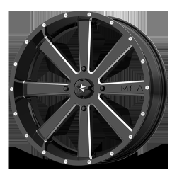 BKT AT 171 35-9-22 Tires on MSA M34 Flash Wheels