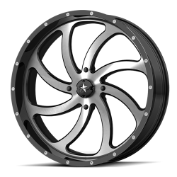 BKT AT 171 35-9-22 Tires on MSA M36 Switch Machined Wheels