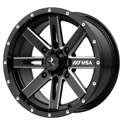 Assassinator Mud Tires 28x10-14 on MSA M41 Boxer Wheels