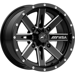 MSA M41 Boxer Gloss Black Milled 14x7 Wheel/Rim