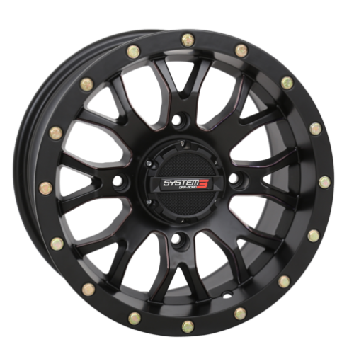 System 3 Offroad ST-3 Black 15x7 Wheel/Rim