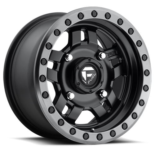 Fuel Off-Road Anza D557 Matte Black w/ Anthracite Ring 14x7 Wheel/Rim