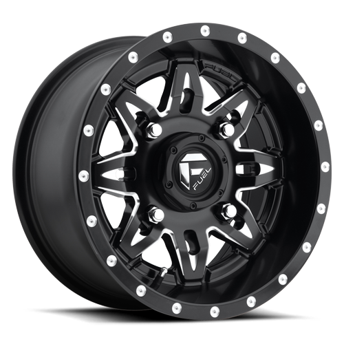 Fuel Off-Road Lethal D567 Black & Milled 14x7 Wheel/Rim