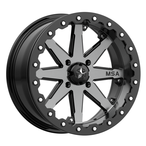 MSA M21 Lok Gun Metal 16x7 Wheel/Rim