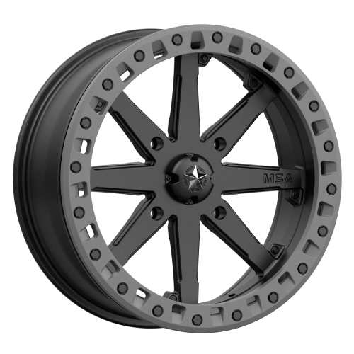 MSA M31 Lok2 Beadlock Satin Black 18x7 Wheel/Rim