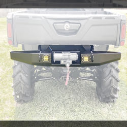 Can-am Defender Rear Bumper w/ Lights and Winch Mount