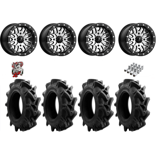 EFX Motohavok 28x8.5-14 Tires on MSA M37 Brute Beadlock Wheels