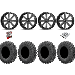 EFX Motoravage 34x10-18 Tires on MSA M34 Flash Wheels