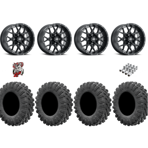 EFX Motoravage 32x10-14 Tires on ITP Hurricane Wheels