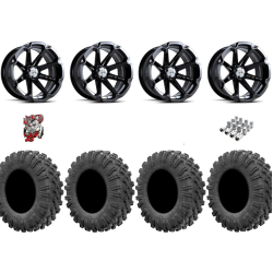 EFX Motoravage 32x10-14 Tires on MSA M12 Diesel Wheels