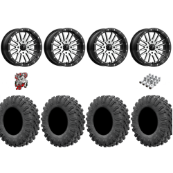 EFX Motoravage 30x10-15 Tires on MSA M37 Brute Beadlock Wheels