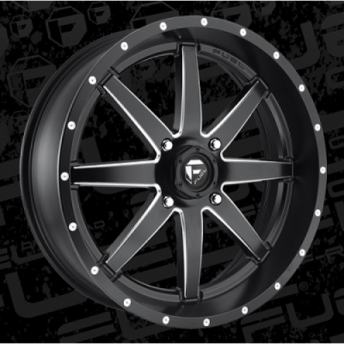 Fuel Off-Road Maverick D538 Black & Milled 20x7 Wheel/Rim