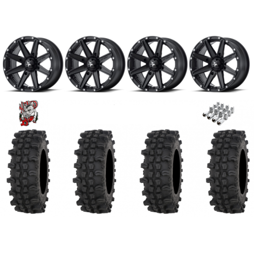 Frontline ACP 28x10-14 Tires on MSA M33 Clutch Wheels