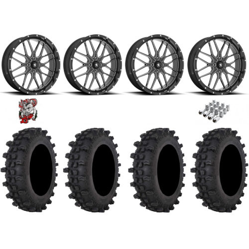 Frontline ACP 33x9.5-20 Tires on MSA M45 Portal Milled Wheels