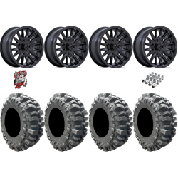 Interco Bogger 31x9.5-15 Tires on MSA M49 Creed Matte Black Wheels