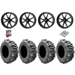 Interco Bogger 33x9.5-20 Tires on Frontline 556 Gloss Black Wheels