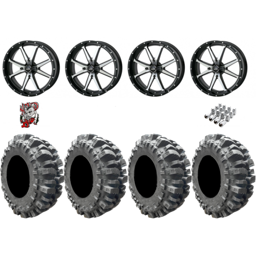 Interco Bogger 33x9.5-20 Tires on Frontline 556 Machined Wheels