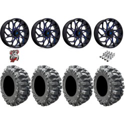 Interco Bogger 33x9.5-20 Tires on Fuel Runner Candy Blue Wheels