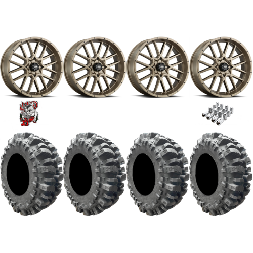 Interco Bogger 33x9.5-20 Tires on ITP Hurricane Bronze Wheels