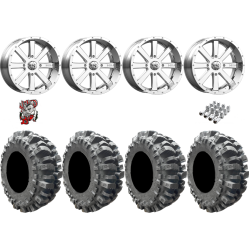 Interco Bogger 33x9.5-20 Tires on MSA M34 Flash Chrome Wheels