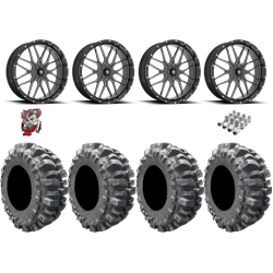 Interco Bogger 33x9.5-20 Tires on MSA M45 Portal Milled Wheels