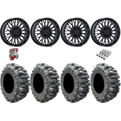 Interco Bogger 33x9.5-20 Tires on MSA M50 Clubber Gloss Black Wheels