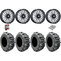 Interco Bogger 33x9.5-20 Tires on MSA M50 Clubber Machined Wheels