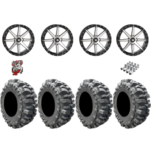 Interco Bogger 35x9.5-20 Tires on STI HD10 Machined Wheels