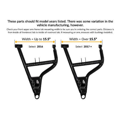 Polaris RZR S 1000 High Clearance A-Arms