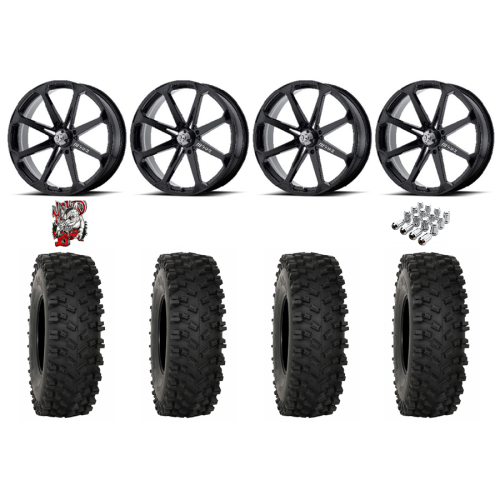 System 3 ATX470 35x10-18 Tires on MSA M12 Diesel Wheels