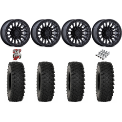 System 3 ATX470 35x10-15 Tires on Fuel Rincon Blackout Beadlock Wheels