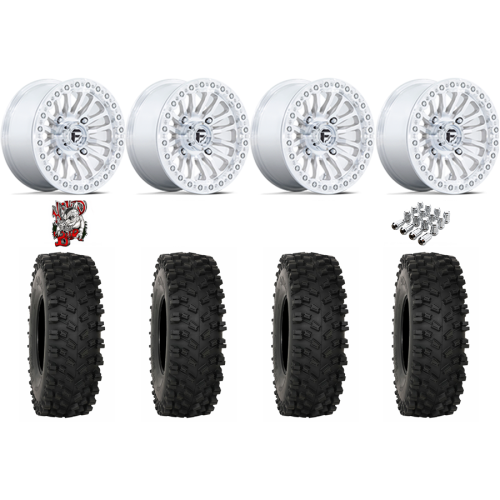 System 3 ATX470 35x10-15 Tires on Fuel Rincon Machined Beadlock Wheels