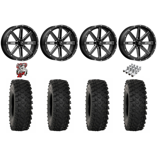 System 3 ATX470 35x10-15 Tires on MSA M41 Boxer Wheels