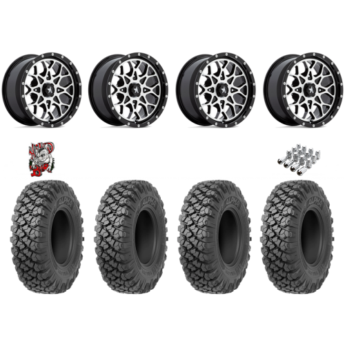 Valor Off-Road Alpha 35x10-15 Tires on MSA M45 Portal Machined Wheels