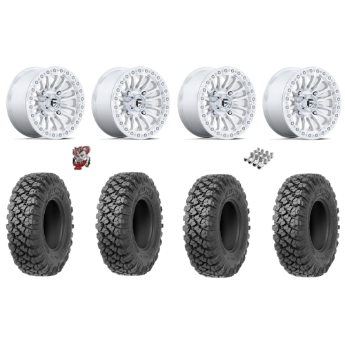 Valor Off-Road Alpha 32x10-15 Tires on Fuel Rincon Machined Beadlock Wheels