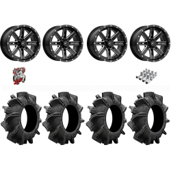 Assassinator Mud Tires 28x10-14 on MSA M41 Boxer Wheels