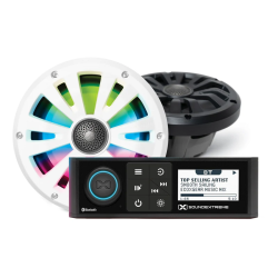 ECOXGEAR Marine Din Radio 6.5" Speaker Kit