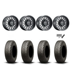 BFGoodrich Mud-Terrain KM3 32x10-14 Tires on Method 411 Matte Black Wheels